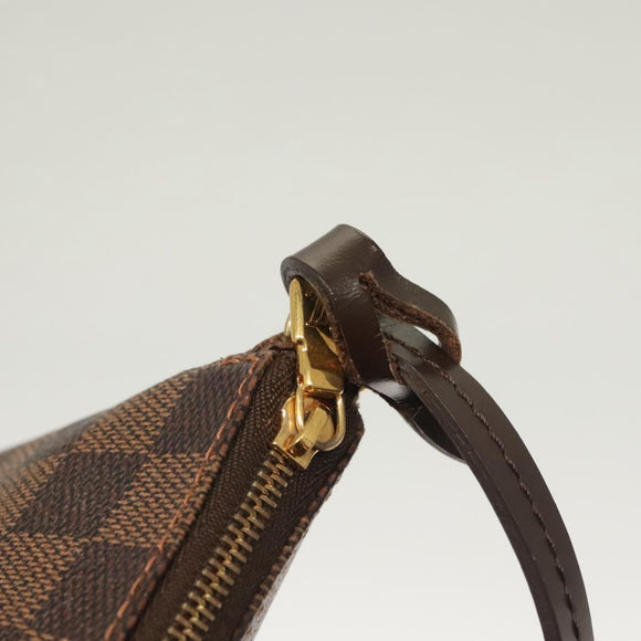 LOUIS VUITTON Damier Ebene Pochette Accessoires Pouch N41206 LV Auth 131454