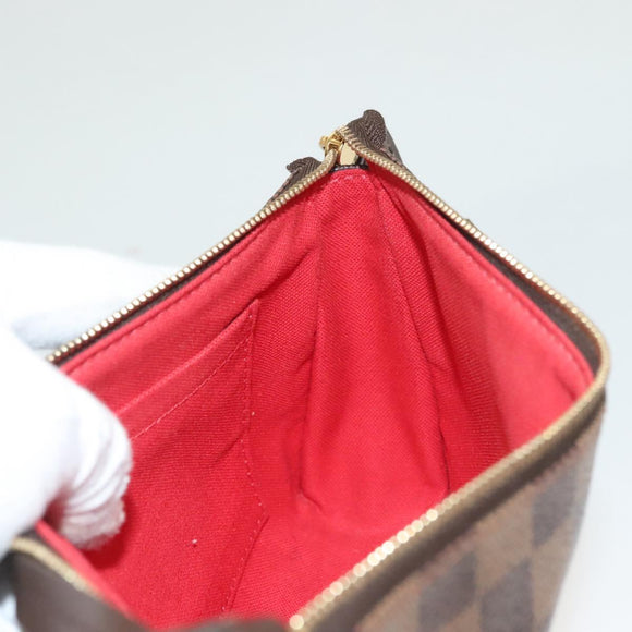 LOUIS VUITTON Damier Ebene Pochette Accessoires Pouch N41206 LV Auth 131454