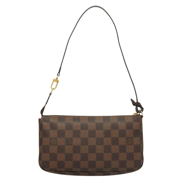 LOUIS VUITTON Damier Ebene Pochette Accessoires Pouch N41206 LV Auth 131454
