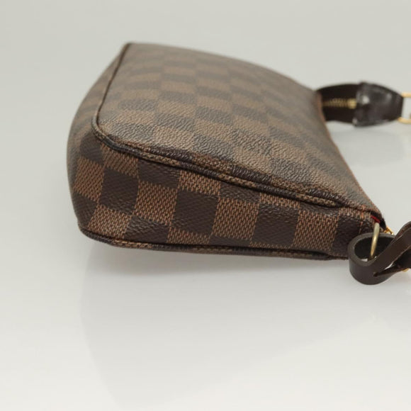 LOUIS VUITTON Damier Ebene Pochette Accessoires Pouch N41206 LV Auth 131454
