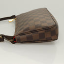 LOUIS VUITTON Damier Ebene Pochette Accessoires Pouch N41206 LV Auth 131454-4