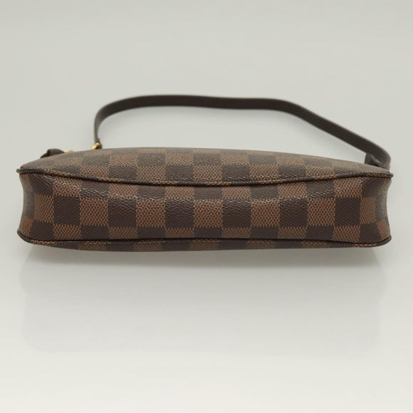 LOUIS VUITTON Damier Ebene Pochette Accessoires Pouch N41206 LV Auth 131454