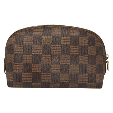 LOUIS VUITTON Damier Ebene Pochette Cosmetic PM Pouch N47516 LV Auth 131456 - 0