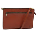 LOUIS VUITTON Epi Angian Clutch Bag Brown M52113 LV Auth 131458-1