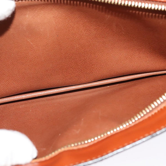 LOUIS VUITTON Epi Angian Clutch Bag Brown M52113 LV Auth 131458