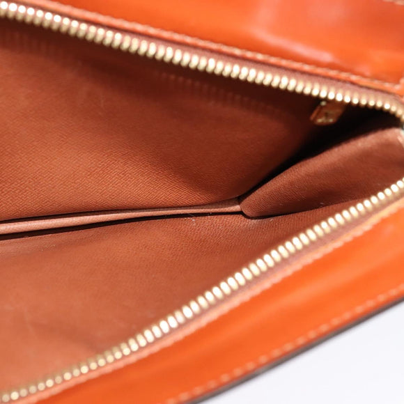 LOUIS VUITTON Epi Angian Clutch Bag Brown M52113 LV Auth 131458