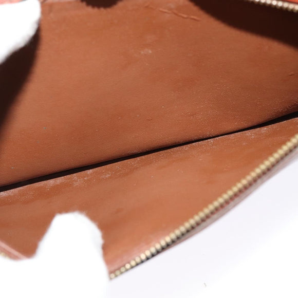 LOUIS VUITTON Epi Angian Clutch Bag Brown M52113 LV Auth 131458