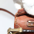 LOUIS VUITTON Epi Angian Clutch Bag Brown M52113 LV Auth 131458-11