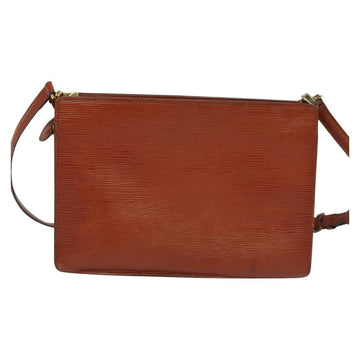 LOUIS VUITTON Epi Angian Clutch Bag Brown M52113 LV Auth 131458 - 0