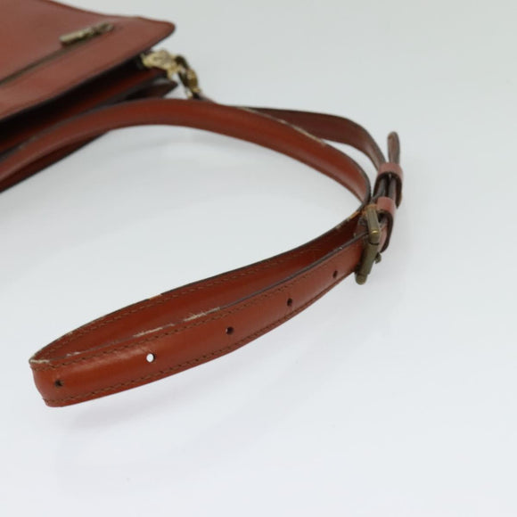 LOUIS VUITTON Epi Angian Clutch Bag Brown M52113 LV Auth 131458