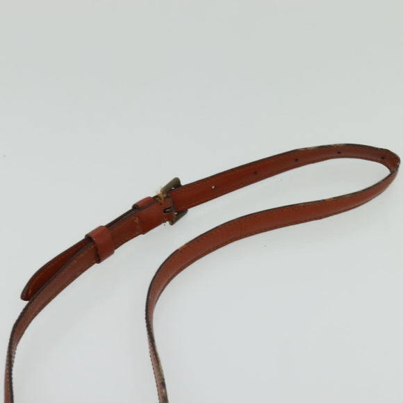 LOUIS VUITTON Epi Angian Clutch Bag Brown M52113 LV Auth 131458