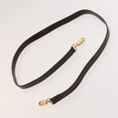 Salvatore Ferragamo Gancini Hand Bag Leather 2way Brown Gold Auth 131461-22