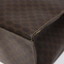 CELINE Macadam Canvas Shoulder Bag PVC Leather Brown Gold Auth 131465-8