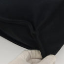 HERMES Fourre Tout GM Hand Bag Canvas Navy Silver Auth 131468-10