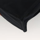 HERMES Fourre Tout GM Hand Bag Canvas Navy Silver Auth 131468-16