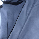 HERMES Fourre Tout GM Hand Bag Canvas Navy Silver Auth 131468-11