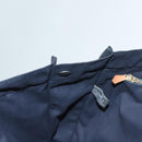 HERMES Fourre Tout GM Hand Bag Canvas Navy Silver Auth 131468-20