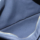 HERMES Fourre Tout GM Hand Bag Canvas Navy Silver Auth 131468-22