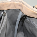 CHANEL Matelasse Boy Chanel Hand Bag Patent leather Beige CC Auth 131470-20