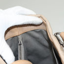 CHANEL Matelasse Boy Chanel Hand Bag Patent leather Beige CC Auth 131470-22