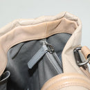 CHANEL Matelasse Boy Chanel Hand Bag Patent leather Beige CC Auth 131470-24