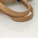 CHANEL Matelasse Boy Chanel Hand Bag Patent leather Beige CC Auth 131470-7