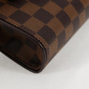 LOUIS VUITTON Damier Ebene Pochette Florentine Waist Bag N51856 LV Auth 131472V-15