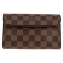 LOUIS VUITTON Damier Ebene Pochette Florentine Waist Bag N51856 LV Auth 131472V-13