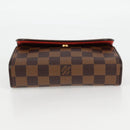 LOUIS VUITTON Damier Ebene Pochette Florentine Waist Bag N51856 LV Auth 131472V-6
