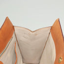 CELINE Macadam Canvas Shoulder Bag PVC Leather Brown Gold Auth 131477-21