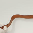 CELINE Macadam Canvas Shoulder Bag PVC Leather Brown Gold Auth 131477-14