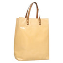 LOUIS VUITTON Vernis Reade MM Hand Bag Marshmallow Pink M91304 LV Auth 131484-1