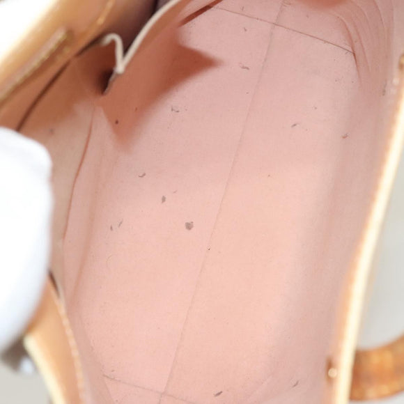 LOUIS VUITTON Vernis Reade MM Hand Bag Marshmallow Pink M91304 LV Auth 131484