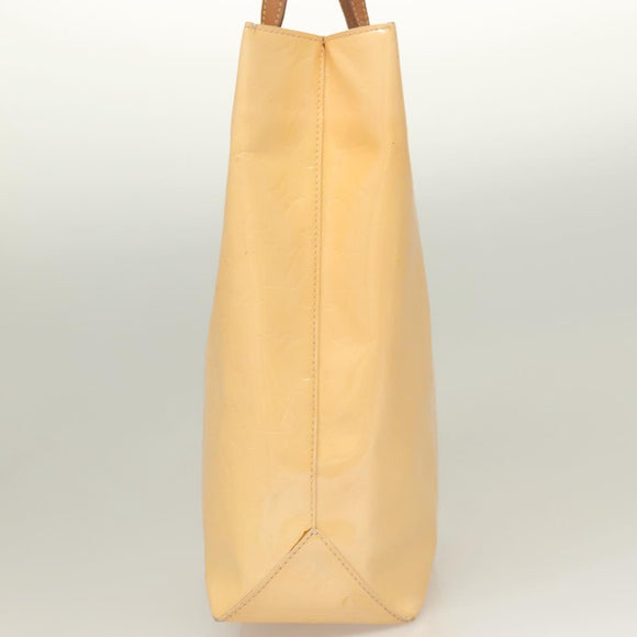 LOUIS VUITTON Vernis Reade MM Hand Bag Marshmallow Pink M91304 LV Auth 131484