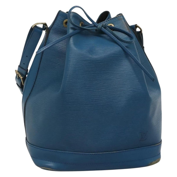 LOUIS VUITTON Epi Noe Shoulder Bag Toledo Blue M44005 LV Auth 131485