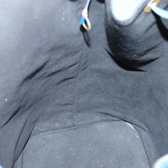 LOUIS VUITTON Epi Noe Shoulder Bag Toledo Blue M44005 LV Auth 131485