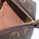 LOUIS VUITTON Monogram Trousse Demi Ronde Cosmetic Pouch M47520 LV Auth 131491-12