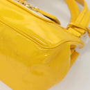 LOUIS VUITTON Cruise line Sac Bicolor Hand Bag Enamel Yellow M92547 Auth 131494-16