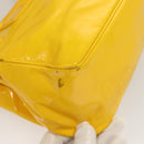 LOUIS VUITTON Cruise line Sac Bicolor Hand Bag Enamel Yellow M92547 Auth 131494-8