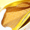 LOUIS VUITTON Cruise line Sac Bicolor Hand Bag Enamel Yellow M92547 Auth 131494-11