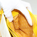 LOUIS VUITTON Cruise line Sac Bicolor Hand Bag Enamel Yellow M92547 Auth 131494-22