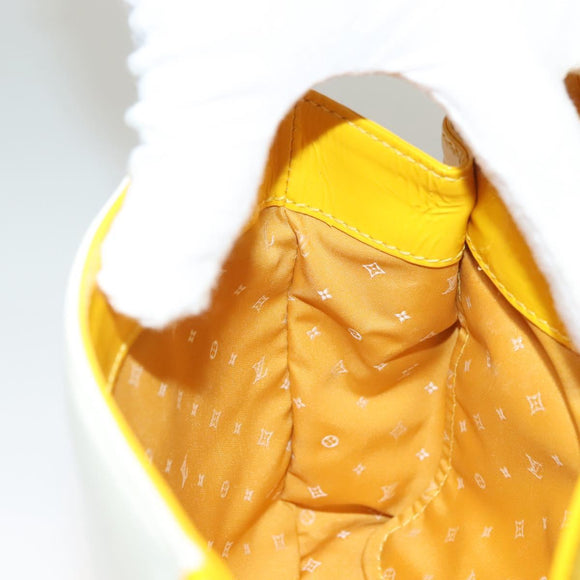 LOUIS VUITTON Cruise line Sac Bicolor Hand Bag Enamel Yellow M92547 Auth 131494