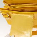 LOUIS VUITTON Cruise line Sac Bicolor Hand Bag Enamel Yellow M92547 Auth 131494-10