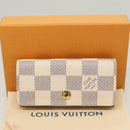 LOUIS VUITTON Damier Azur Multi Cles 4 Key Case N60020 LV Auth 131504-12