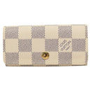 LOUIS VUITTON Damier Azur Multi Cles 4 Key Case N60020 LV Auth 131504-13