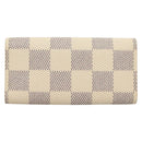 LOUIS VUITTON Damier Azur Multi Cles 4 Key Case N60020 LV Auth 131504-2
