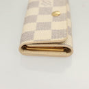 LOUIS VUITTON Damier Azur Multi Cles 4 Key Case N60020 LV Auth 131504-4