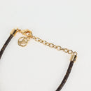 LOUIS VUITTON Monogram Bras Le Vivienne Amour Bracelet Gold M8333Z Auth 131505M-7