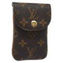 LOUIS VUITTON Monogram EtuiTelephonne MM Cell Phone Case M66546 LV Auth 131507-1