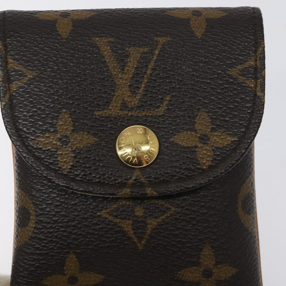 LOUIS VUITTON Monogram EtuiTelephonne MM Cell Phone Case M66546 LV Auth 131507